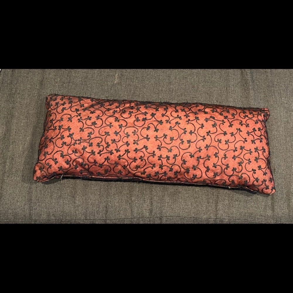 Red Pillow in a rectangular shape